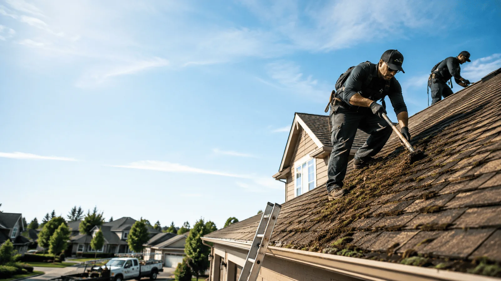 Roof Moss Removal in Lake Fork, IL near me